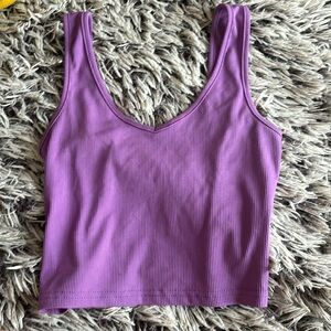 Cute Purple Crop Top